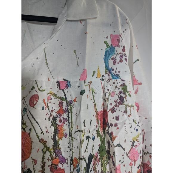 Flower Kimono White color size XL NWT - Picture 6 of 8